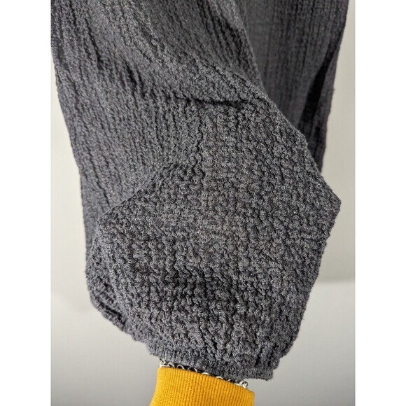 Igor Dobranic Grey Oversized Crop High Elastic Waist Josie Pants Women Size 6/8 - Picture 4 of 7